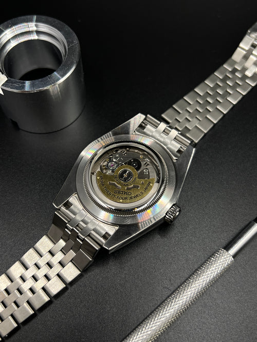 Datejust Jubilee Weiß Arabic - Seiko Mod