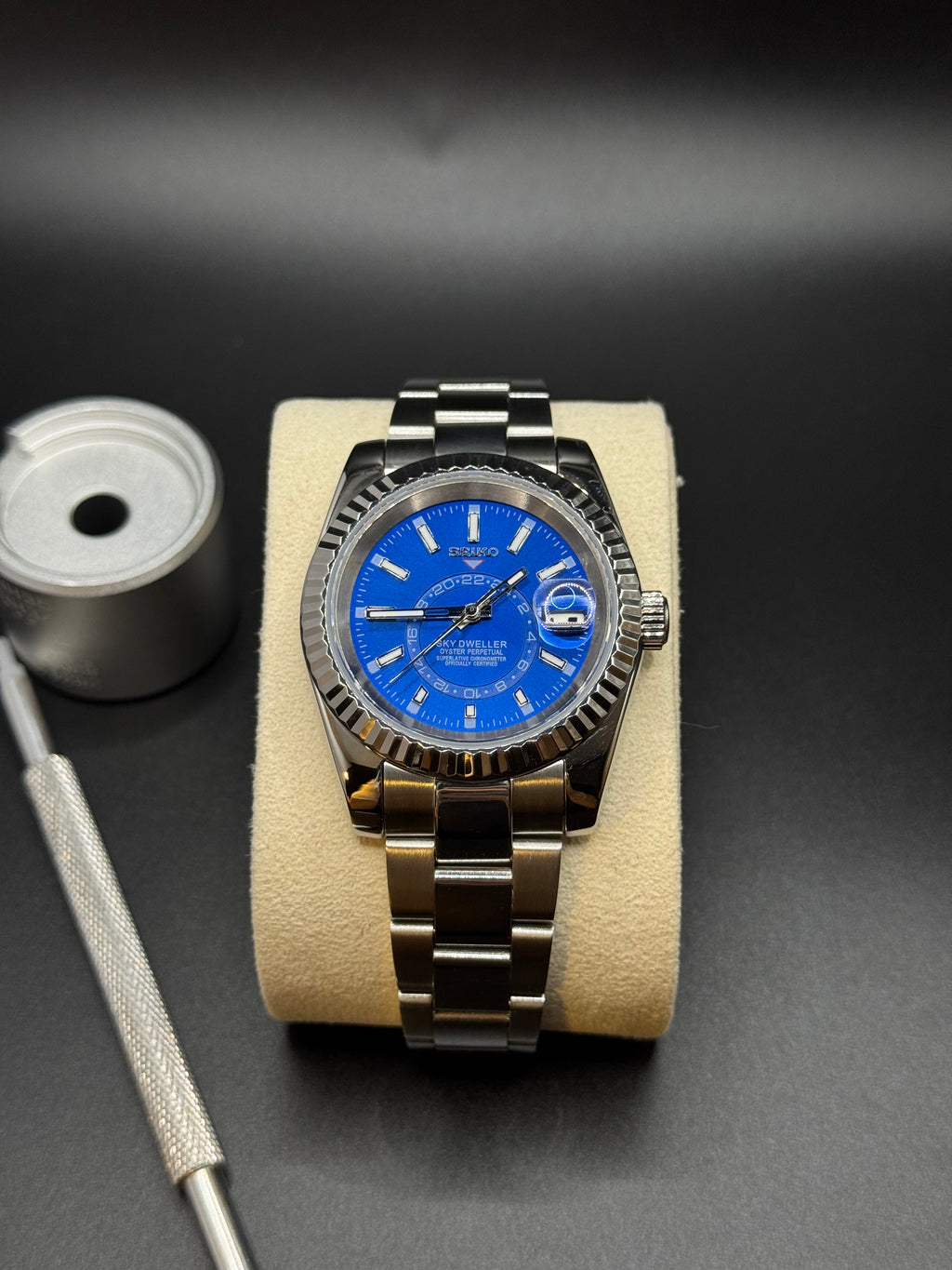 SkyDweller Oyster Blau - Seiko Mod